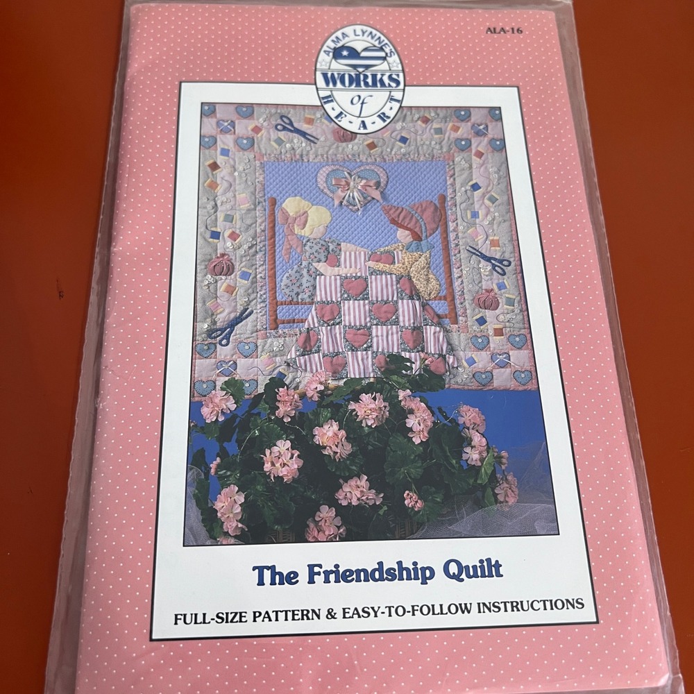 Alma Lynne The Friendship Quilt Pattern ALA-16 Works of Heart Vintage 1991 NEW